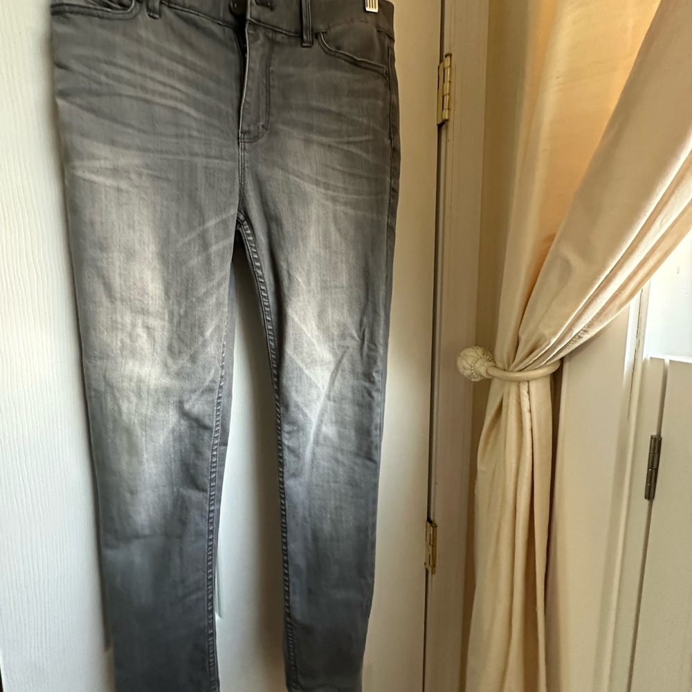 White House Black Market Gray Skinny Jeans